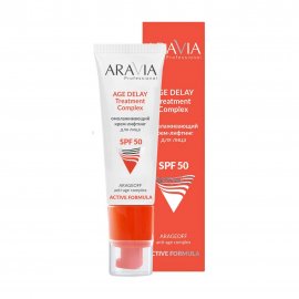 Aravia Professional Крем-лифтинг омолаживающий для лица SPF50 50мл