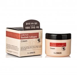 The Saem Care Plus Baobab Collagen Крем увлажняющий для лица с экстрактом баобаба 100мл