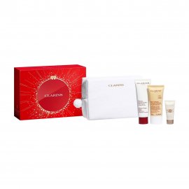 Clarins Beauty Eclair Набор Бальзам для лица 50мл+Крем очищающий пенящийся 30мл+База под макияж 10мл
