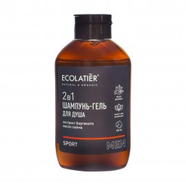 Ecolatier Men Шампунь-гель для душа 2в1 Sport 400мл