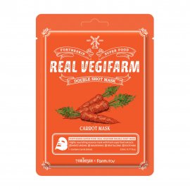 For The Skin Super Food Маска тканевая питательная для лица с экстратом моркови 23мл