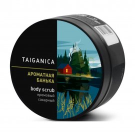 Taiganica Скраб сахарный для тела Ароматная банька 250гр