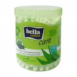 Bella Палочки ватные Cotton с экстрактом алоэ 100шт