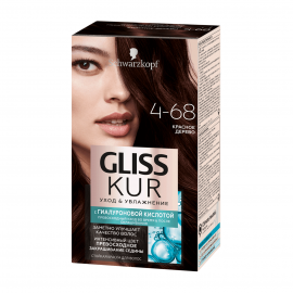 Schwarzkopf Gliss Kur Краска для волос уход и увлажнение 4-68