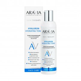 Aravia Laboratories Тоник увлажняющий для лица с гиалуроновой кислотой 200мл