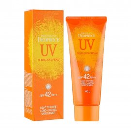 Deoproce Premium UN Sun Block Крем солнцезащитный для лица SPF42 100гр