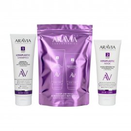 Aravia Laboratories Набор Керапластик Шампунь 250мл+Маска 200мл