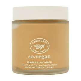 So Natural So Vegan Ginger Clay Маска глиняная для лица с экстрактом имбиря 110мл
