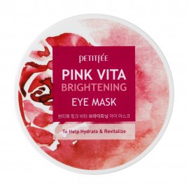 Petitfee Патчи тканевые для кожи вокруг глаз Pink Vita Brightening 80гр