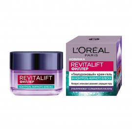 L'Oreal Paris Revitalift Филлер Крем-гель гиалуроновый для лица Oil Control 50мл
