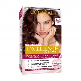 L'Oreal Paris Excellence Краска для волос 5.02 Обольстительный каштан