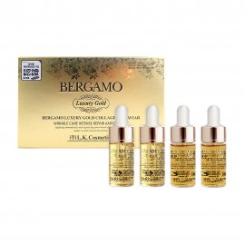 Bergamo Luxury Gold Сыворотка для лица в ампулах Collagen&Caviar 4*13мл