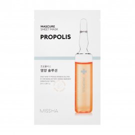 Missha Mascure Маска тканевая питательная для эластичности кожи лица Propolis 28мл