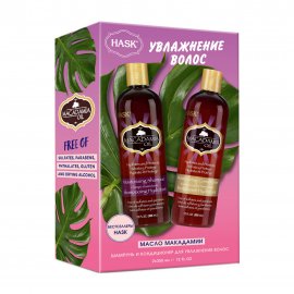 Hask Macadamia Oil Набор Увлажнение волос Шампунь 355мл+Кондиционер 355мл