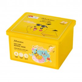 JMSolution Easy Care Retinol Pokemon Маска тканевая для лица с ретинолом 30шт