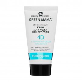 Green Mama Гиалурон 4D Крем увлажняющий для кожи вокруг глаз с гиалуроновой кислотой 30мл