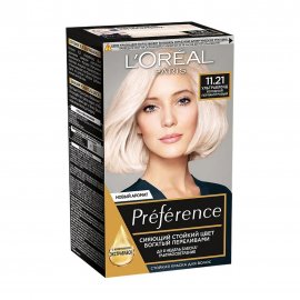 L'Oreal Paris Preference Краска для волос 11.21 Ультраблонд холодный перламутровый