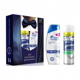 Gillette Men Набор Пена для бритья 250мл+Head&Shoulders Шампунь 200мл