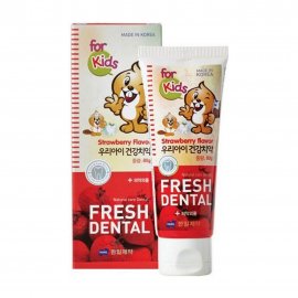 Hanil Fresh Dental Паста детская зубная с экстрактом клубники 80гр