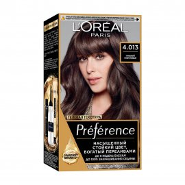 L'Oreal Paris Preference Краска для волос 4.013 Глубокий каштановый