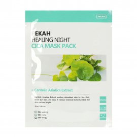 Pekah Healing Night Маска тканевая вечерняя успокаивающая с экстрактом центеллы азиатской 25мл