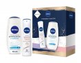 Nivea Набор Гель-уход для душа Увлажнение и забота 250мл+Дезодорант-спрей Эффект пудры 150мл