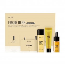 Nacific Fresh Herb Origin Набор Мыло 30гр+Тонер 30мл+Сыворотка 10мл+Крем 20мл