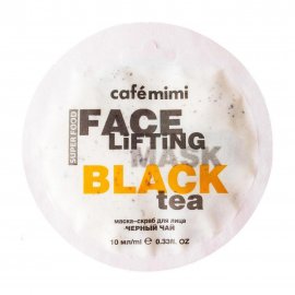 Cafe Mimi Super Food Маска-скраб для лица Черный чай и Лемонграсс 10мл