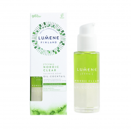 Lumene Tyyni Nordic Clear Коктейль для лица успокаивающий с маслом семян северной конопли 30мл