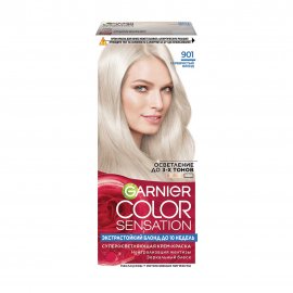 Garnier Color Sensation Роскошь цвета Крем-краска для волос 901 Серебристый блонд