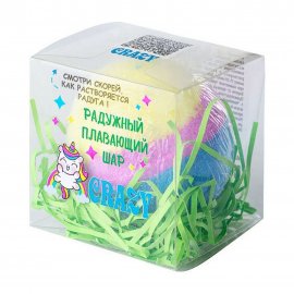 Laboratory Katrin Соль шипучая для ванны Радужный плавающий шар Crazy 130гр