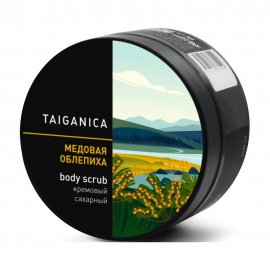 Taiganica Скраб сахарный для тела Медовая облепиха 250гр