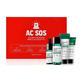 Some By Mi AC SOS 30 Days Miracle Набор миниатюр с кислотами для проблемной кожи