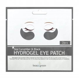 Beauugreen Патчи для глаз Hydrogel Sea Cucumber&Black 2шт
