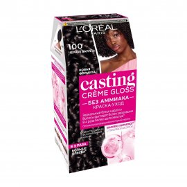 L'Oreal Paris Casting Creme Gloss Краска для волос 100 Черная ваниль