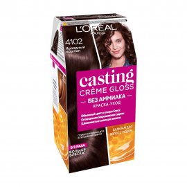 L'Oreal Paris Casting Creme Gloss Краска для волос 4102 Холодный каштан