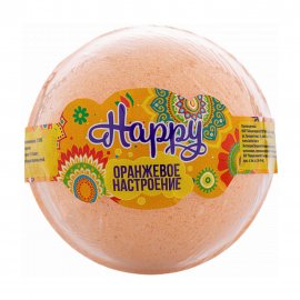 Laboratory Katrin Happy Шар бурлящий для ванны Оранжевое настроение 130гр