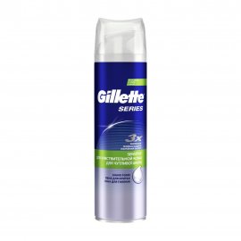 Gillette Men Sensitive Skin Пена для бритья для чувствительной кожи 250мл