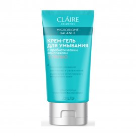 Claire Cosmetics Microbiome Balance Крем-гель для умывания для сухой и чувствительной кожи лица 150м