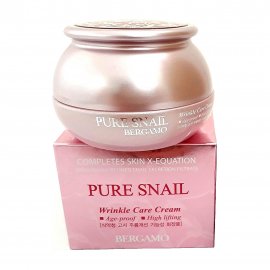 Bergamo Completes Skin X-Equation Крем для лица с муцином улитки антивозрастной Pure Snail 50мл