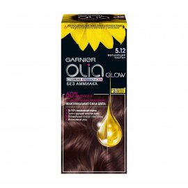 Garnier Olia Крем-краска для волос 5.12 Мерцающий каштан