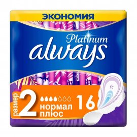 Always Прокладки гигиенические Platinum Normal Plus Duo 14шт