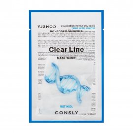 Consly Clear Line Маска тканевая омолаживающая с ретинолом 25мл