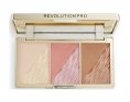 Revolution Pro Палетка для макияжа 3в1 Crystal Luxe Rose Fresco