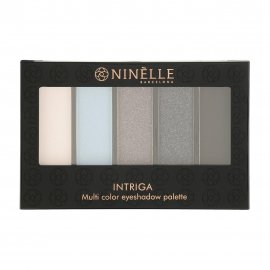 Ninelle Палетка многоцветная теней для век Intriga 523 Холодный серый