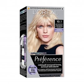 L'Oreal Paris Preference Краска для волос 10.1 Очень-очень светло-русый пепельный