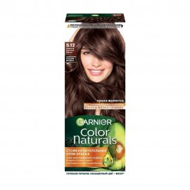 Garnier Color Naturals Крем-краска для волос 5.12 Ледяной светлый шатен