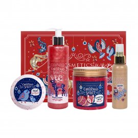 L'Cosmetics Christmas Spirit Набор Северное сияние Гель для душа+Шиммер для тела100мл+Скраб+Донат