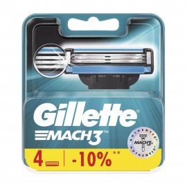 Gillette Men Mach3 Кассета сменная 4шт