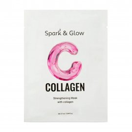 Spark'&Glow Маска тканевая для лица с коллагеном 25мл